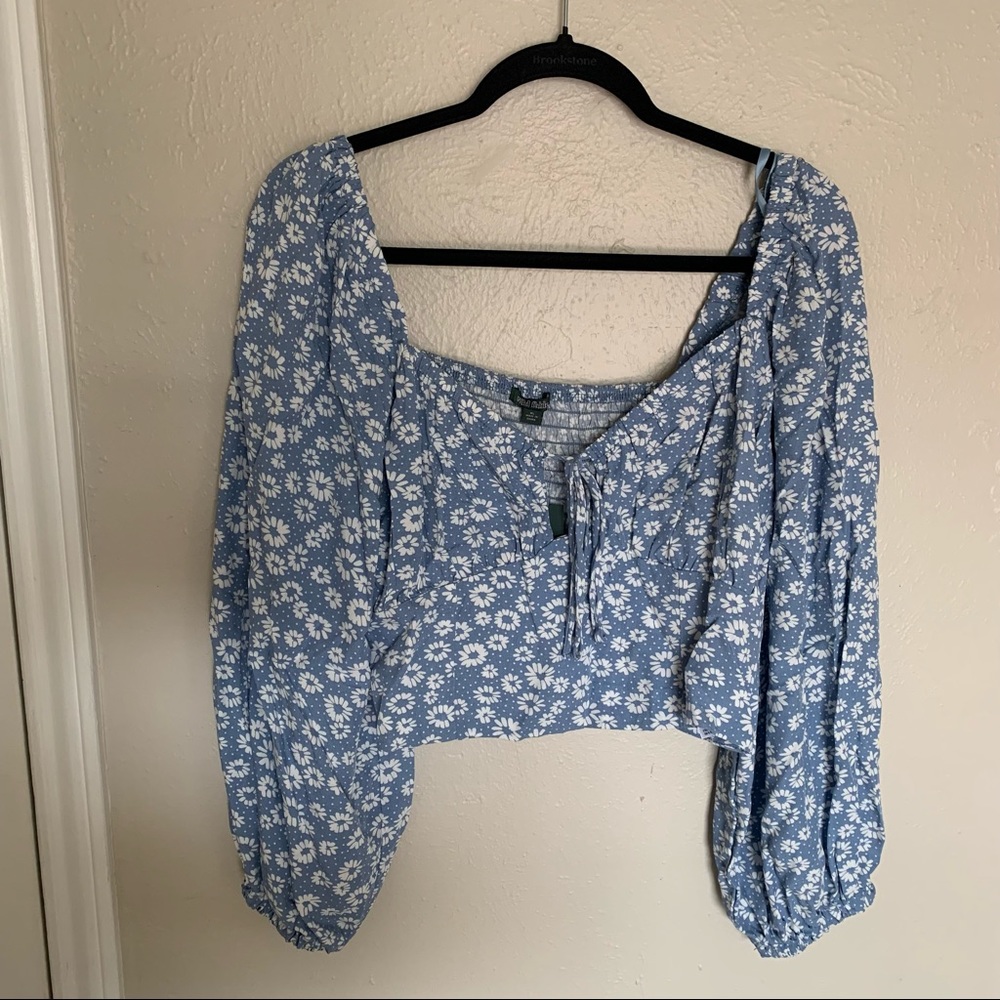 Blue wild fable top